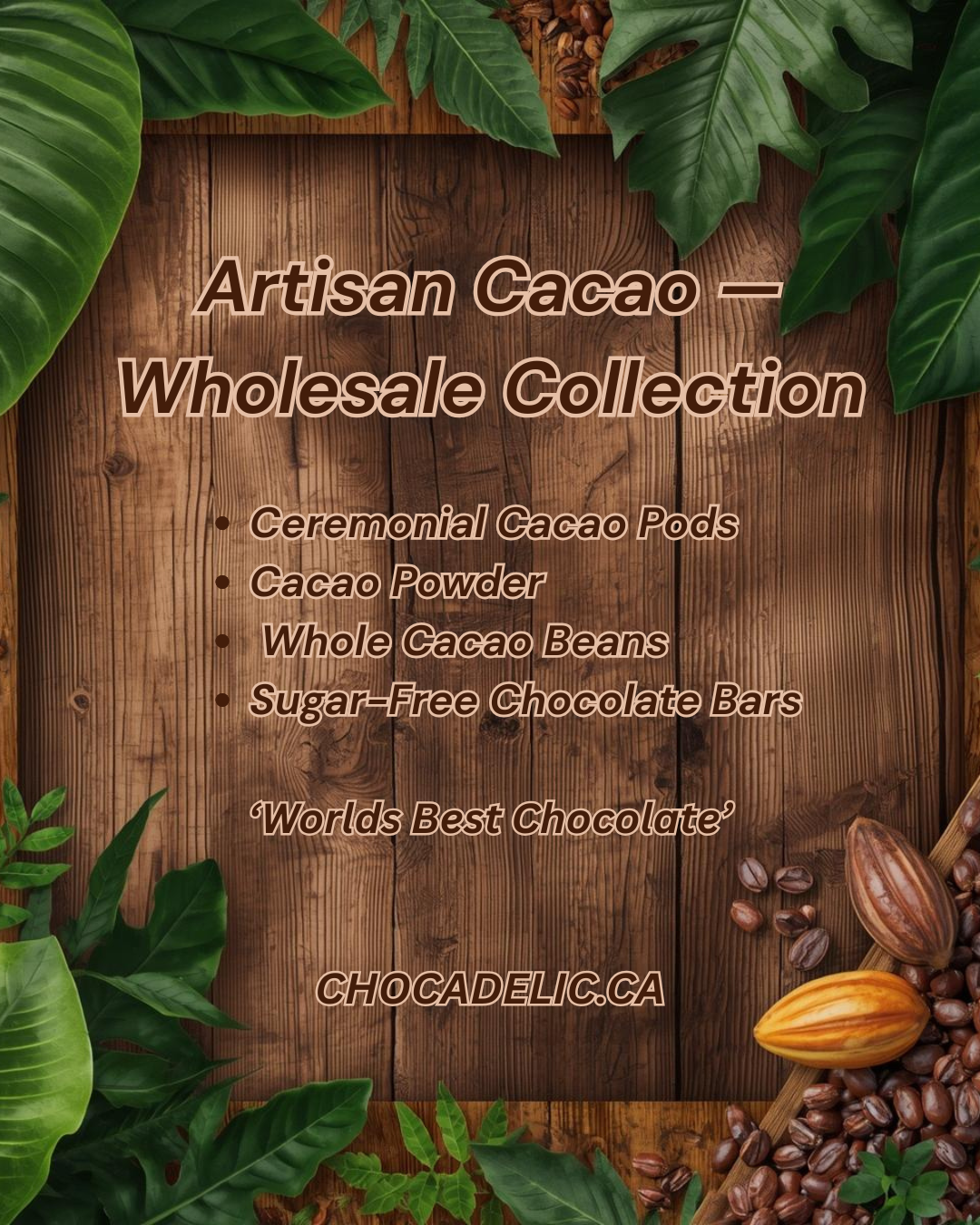 🍫 WHOLESALE PURE CACAO